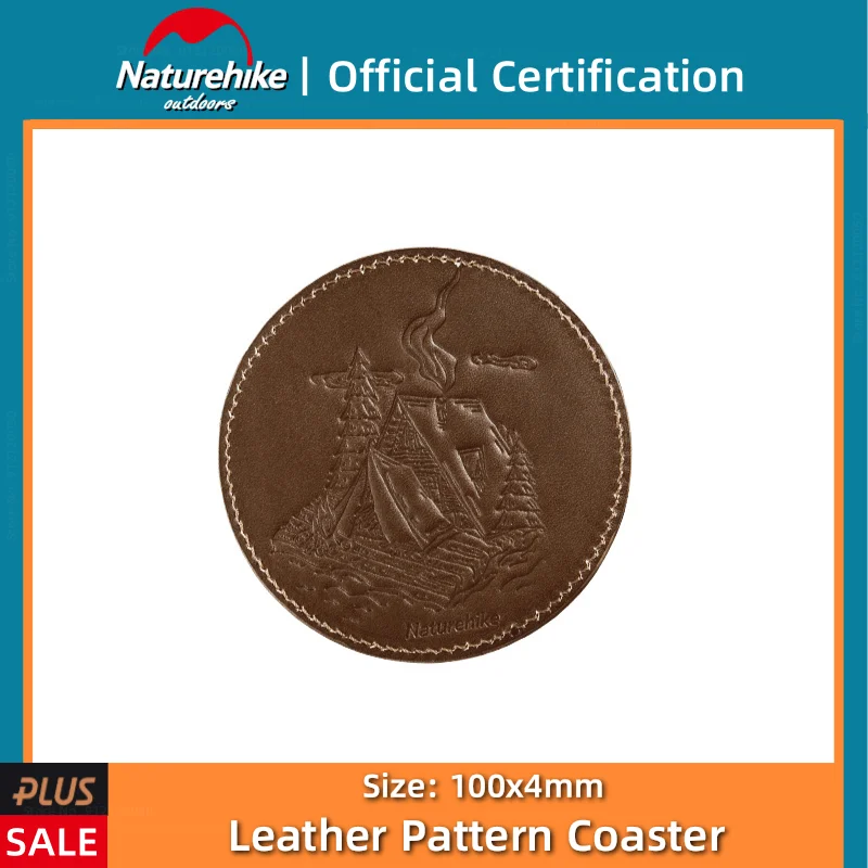 

Naturehike Retro Leather Anti Slip Pattern Coaster Heat Resistant Waterproof Outdoor Portable Camping Picnic Exquisite Coaster