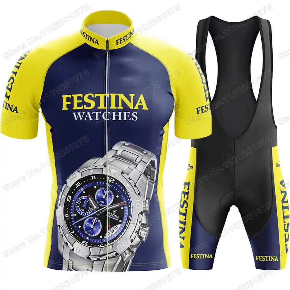 Maillot Cycliste Vintage Festina Lotus - Sibille - Taille S - Manches Courtes