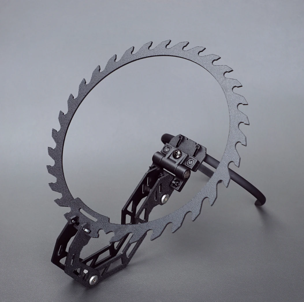 Engel Säge Ring Stil Einstellbare Winkel Taktische Stirnband Haar Hoop Dekoration Cosplay Prop – Detail 1
