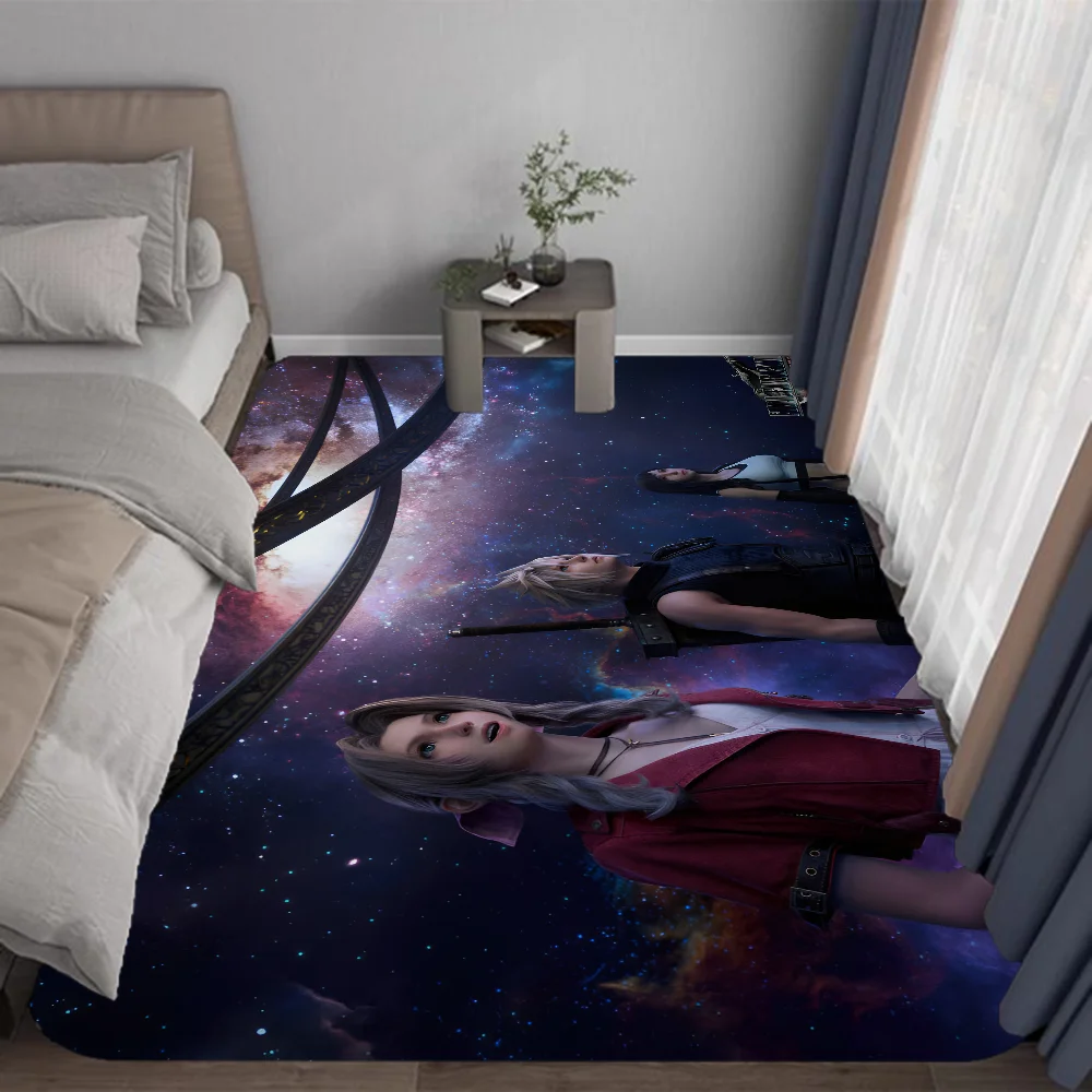 Final Fantasy Series Games Cartoon Floor Mat Rectangle Anti-slip Home Soft Badmat Front Door Indoor Outdoor Mat Welcome Doormat 3
