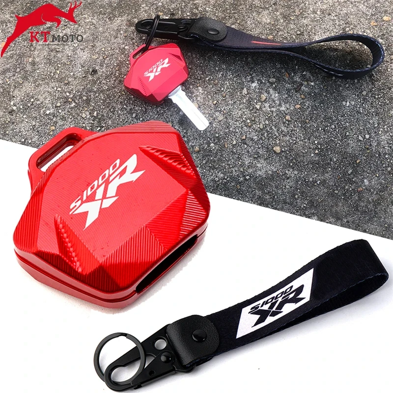 

For BMW S1000XR S 1000 XR S1000 XR 2010-2019 New Motorcycle Accessories CNC Key Cover Case Shell Embroidery Badge Keyring