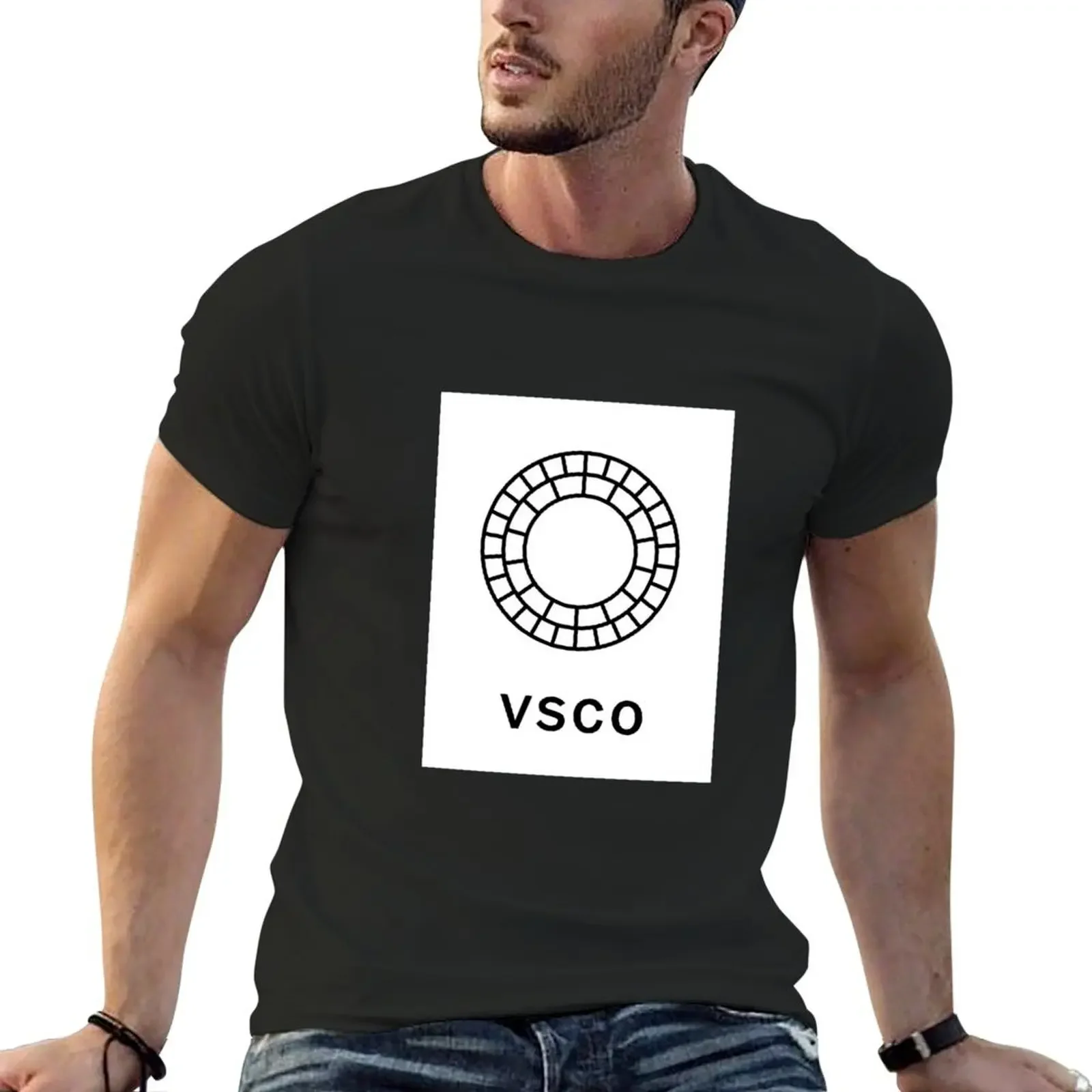 

Футболка Vsco с рисунком аниме, мужские футболки с рисунком аниме