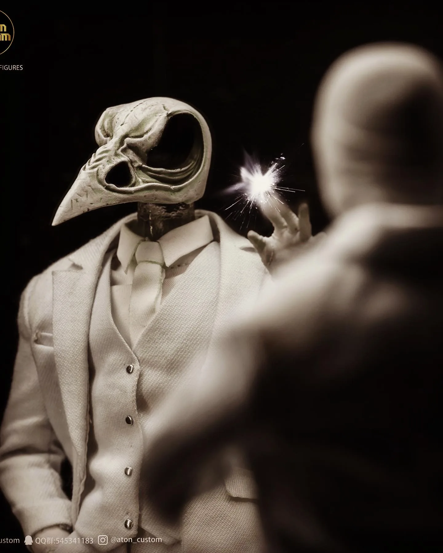 【재고 있음】Moonlight Knight Mr. Night Mr. Knight 1/12 슈트 스타일 Atoncustom 모바일 피겨 모델 완구