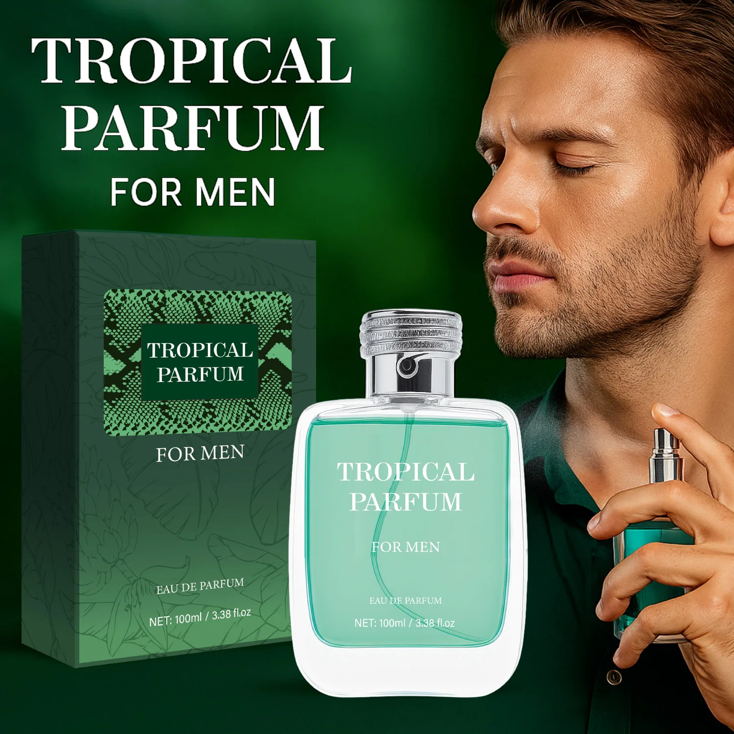 Tropical Eau De Parfum For Men Long Lasting Luxury Fragrance_voghion.com