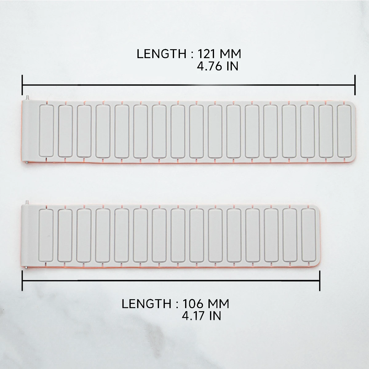 Silicone Magnetic Strap - Soft Band Bracelet, 20mm/22mm