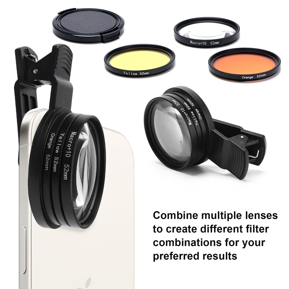 Aquarium Coral lenses 52mm Fish Tank Marine Salt water Sea Water Coral Reef Iphone Camera Filters Macro Aquatic Terrarium aquarium camera filters