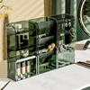 Makeup Shelf Bathroom Organizer and Storage Clear Makeup Organizer Cabinet Organizer Vertical Storage Box Jewelry Display Stand 4