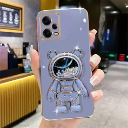 3D Quicksand Astronaut Plating Shockproof TPU Case for OnePlus Nord CE 4 (Blue)
