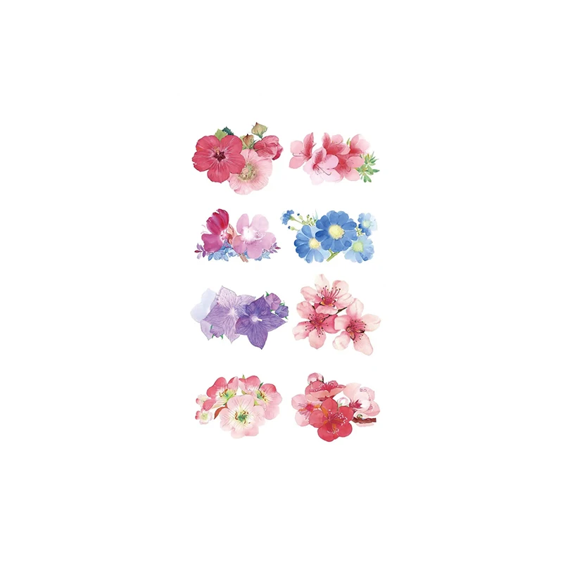 

Watercolor Temporary Tattoo Sticker Colored Flower Leaf Sexy Chest Hand Arm Fake Tatoo Waterproof Flash Tatto Art for Woman Girl