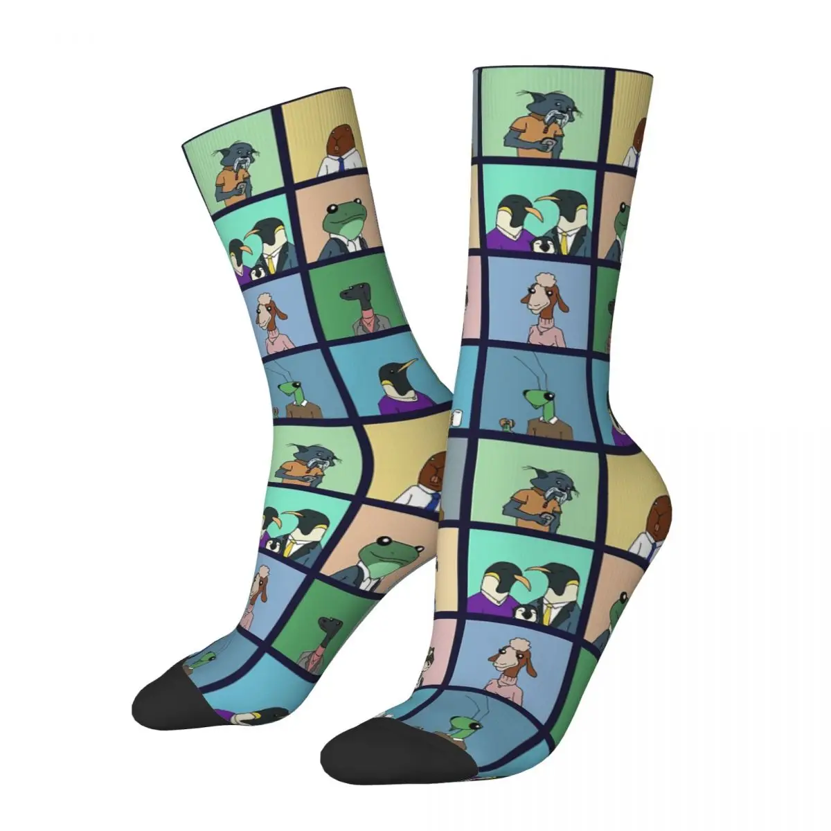 Hot Sale Office Animals Repeating PatternAdult Socks,Unisex socks,men Socks women Socks
