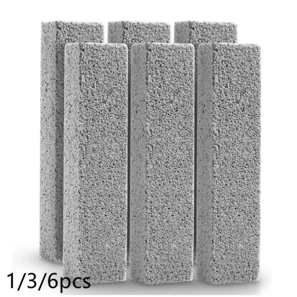 

1/3/6 pcs Pumice Stone Clean Brush, Remove Toilet Bowl Hard Water Rings, Calcium Buildup and Rust Suitable