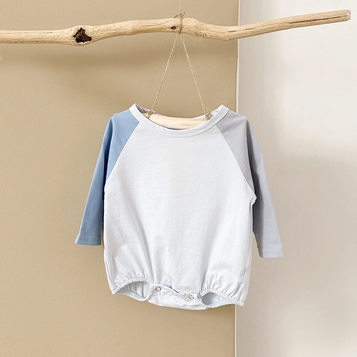 New Spring Baby Boy Girl Bodysuit Long Sleeve Bubble Romper Round Neck Side Newborn Baby Clothing Unisex Toddler Infant 0-18M 5