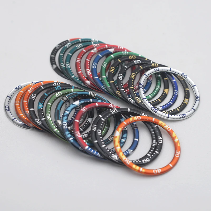 Premium 38x31.5 mm Resin and Aluminum Watch Bezel Insert