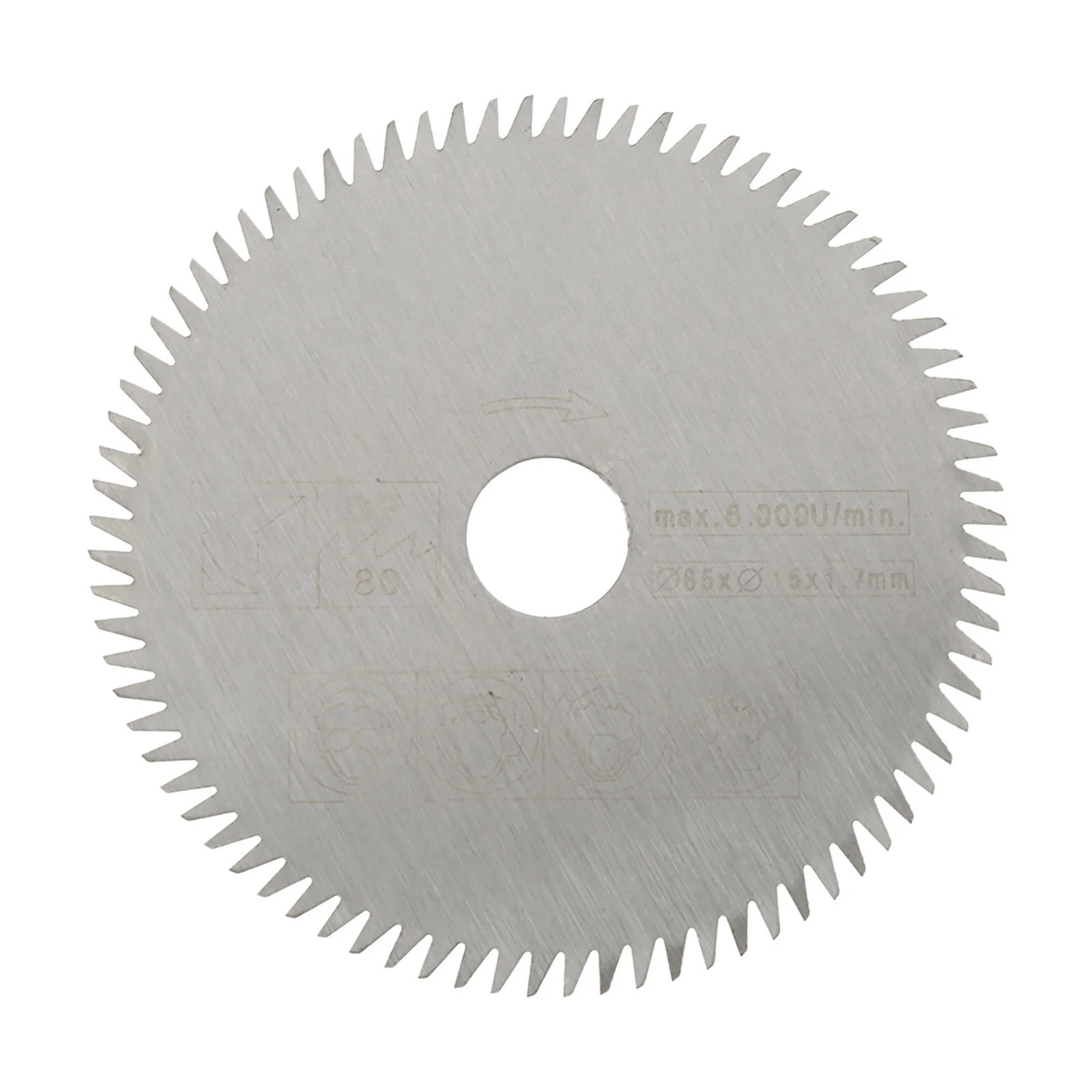 Circular Saw Blade Saw Cutting Blade 85mm Inner Diameter 15mm Mini Carbide Circular for Cutting Tool Disc