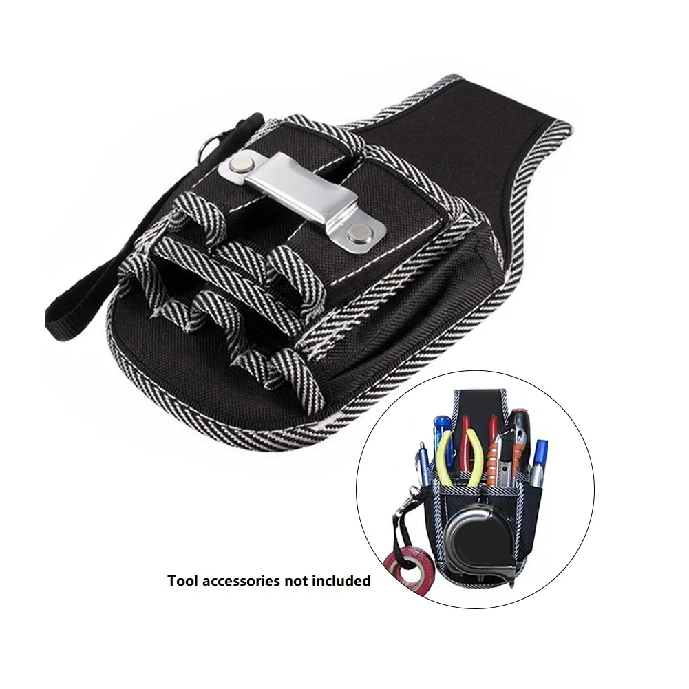 9 In 1 Nylon Fabric Tool Belt Screwdriver Holder Tool Bag Pocket Pouch Bag Strong Edge Electrician Waist Pocket Pouch Bag small tool pouch