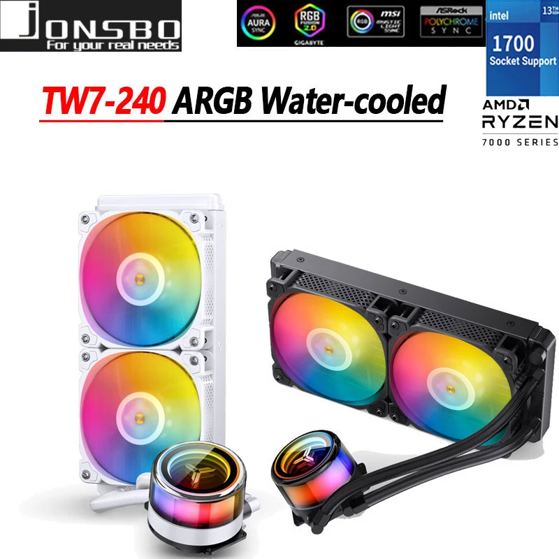 Jonsbo Tw7240 Argb Integral Watercooled Cpu Cooler 240 Cooling Argb