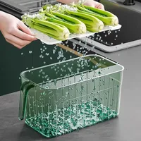 Boîte de rangement de tri pour réfrigérateur, œufs, fruits et légumes, sous-emballage de stockage de qualité alimentaire, boîte de conservation des frais 3
