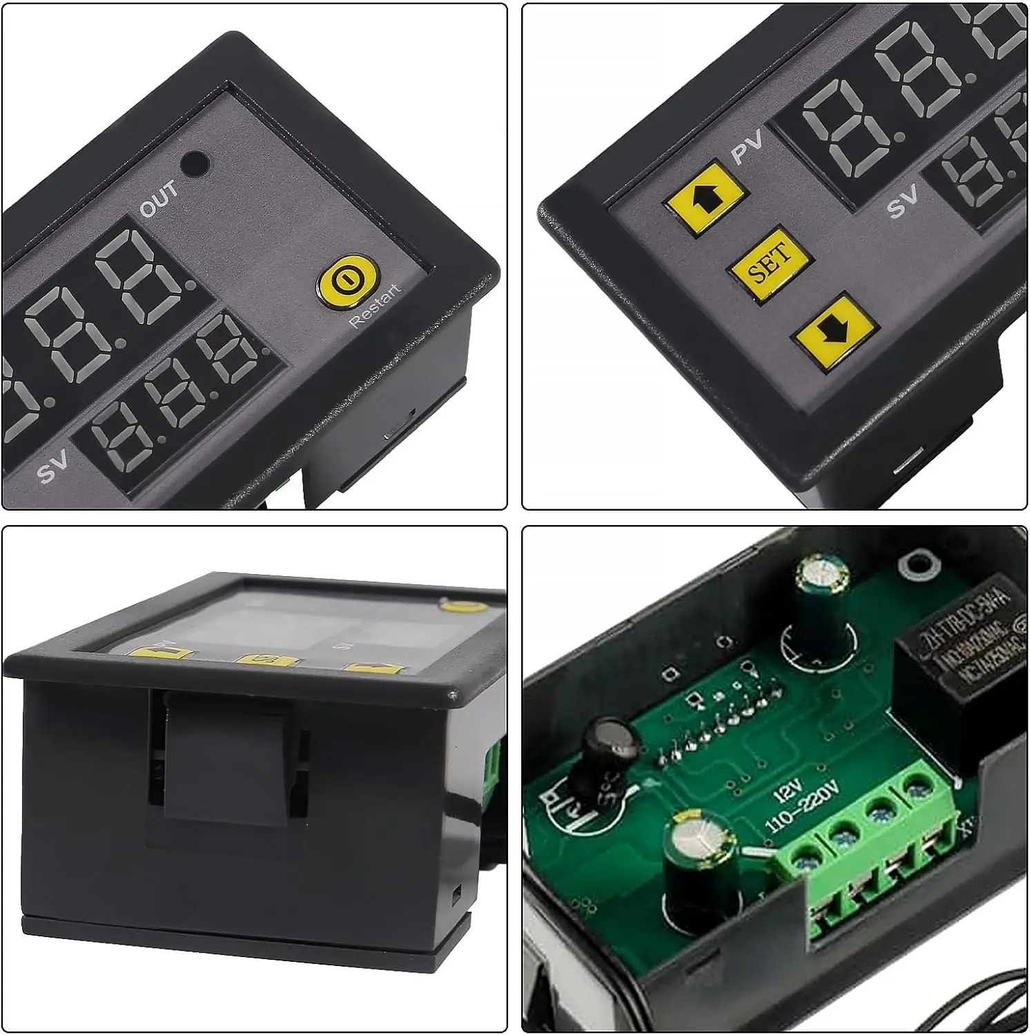 Enhanced LED Digital Temperature Controller Thermostat Switch