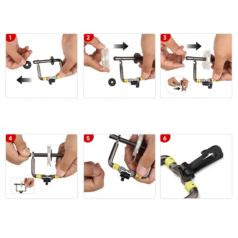 Portable Fish Coil Support Fishing Line Tippet Spool Is Inserted Into The Holder Fishing Line Can Be Conveniently Stored Tool fishing accessories,fishing tackle,fishing tools,fishing tool