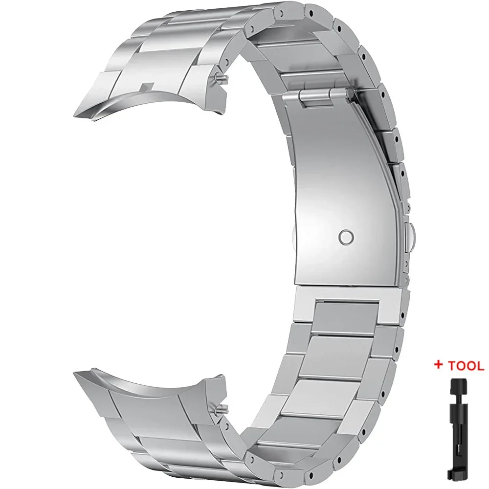 Seamless Titanium Metal Watch Strap Bracelet