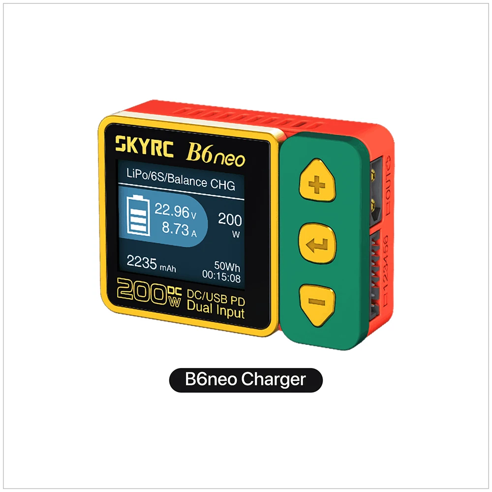 ตัวเลือกสินค้า เครื่องชาร์จแบตเตอรี่ SkyRC B6 Neo 200W สำหรับ LiPo 6S