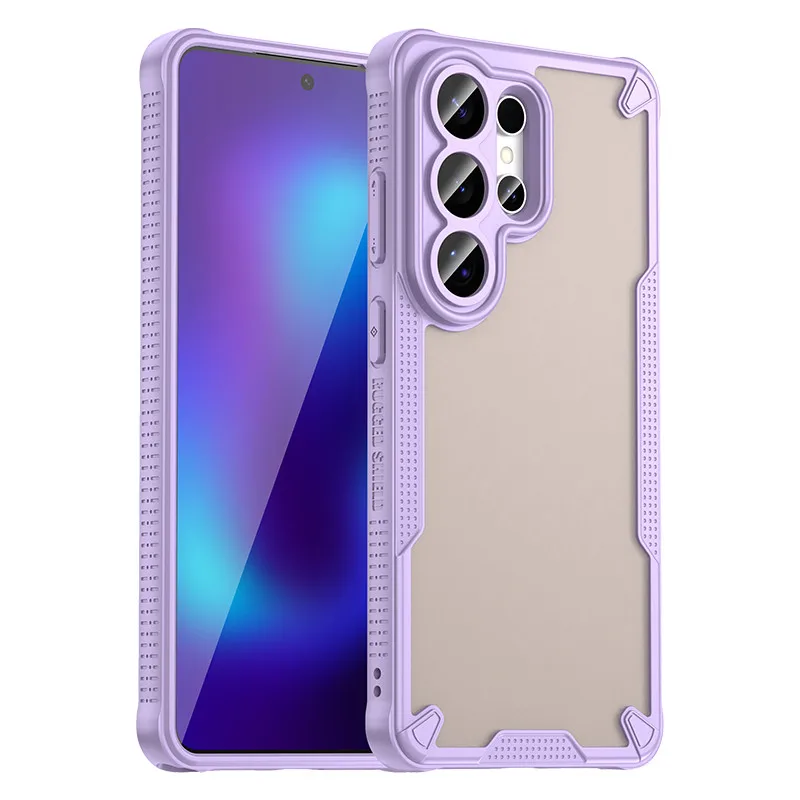 Enhanced Matte Protective Phone Case with TPU Border