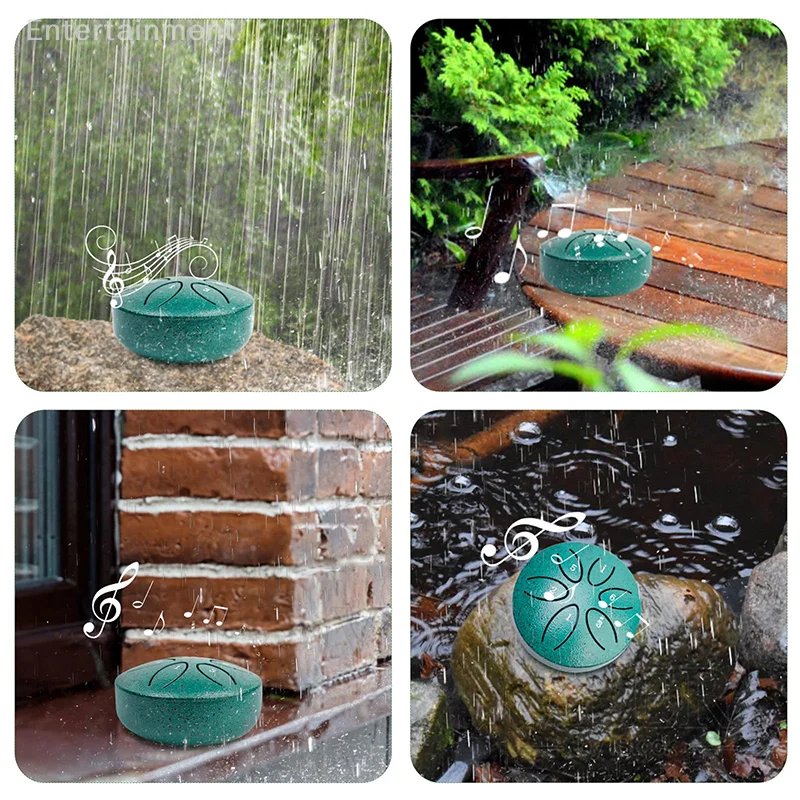 Rain Drum 6 Note Spirit Set Outside Garden Chakra