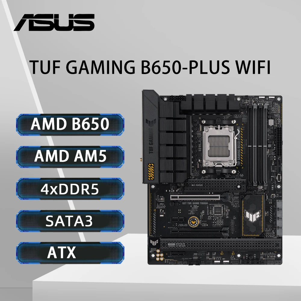ASUS TUF GAMING B650-PLUS WIFI Motherboard Support Ryzen 9 9900X3D