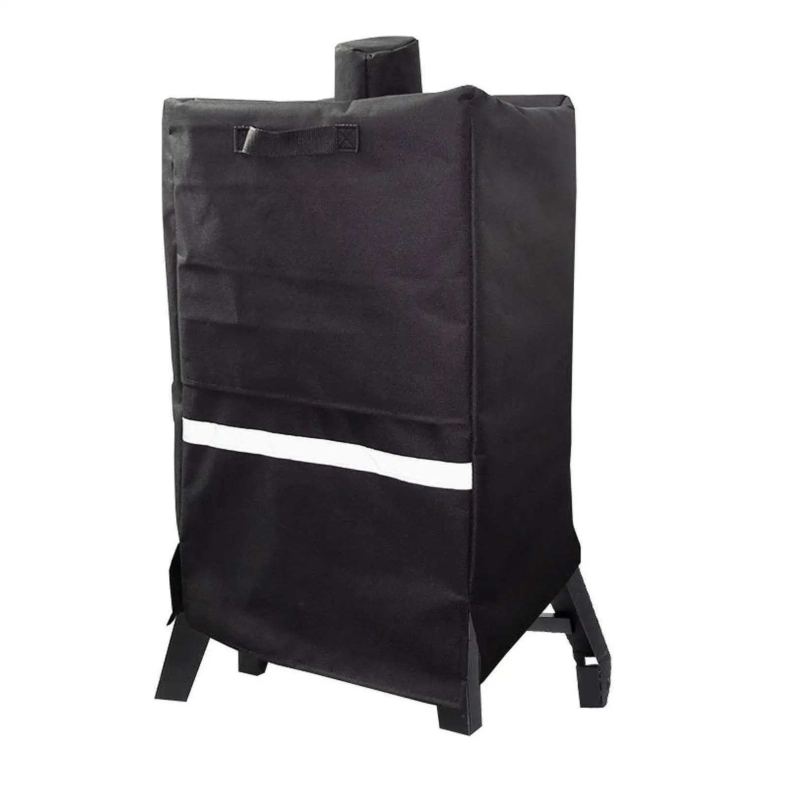 BBQ Grill Cover Sturdy Convenient Waterproof Smoker Cover for Garden Outside