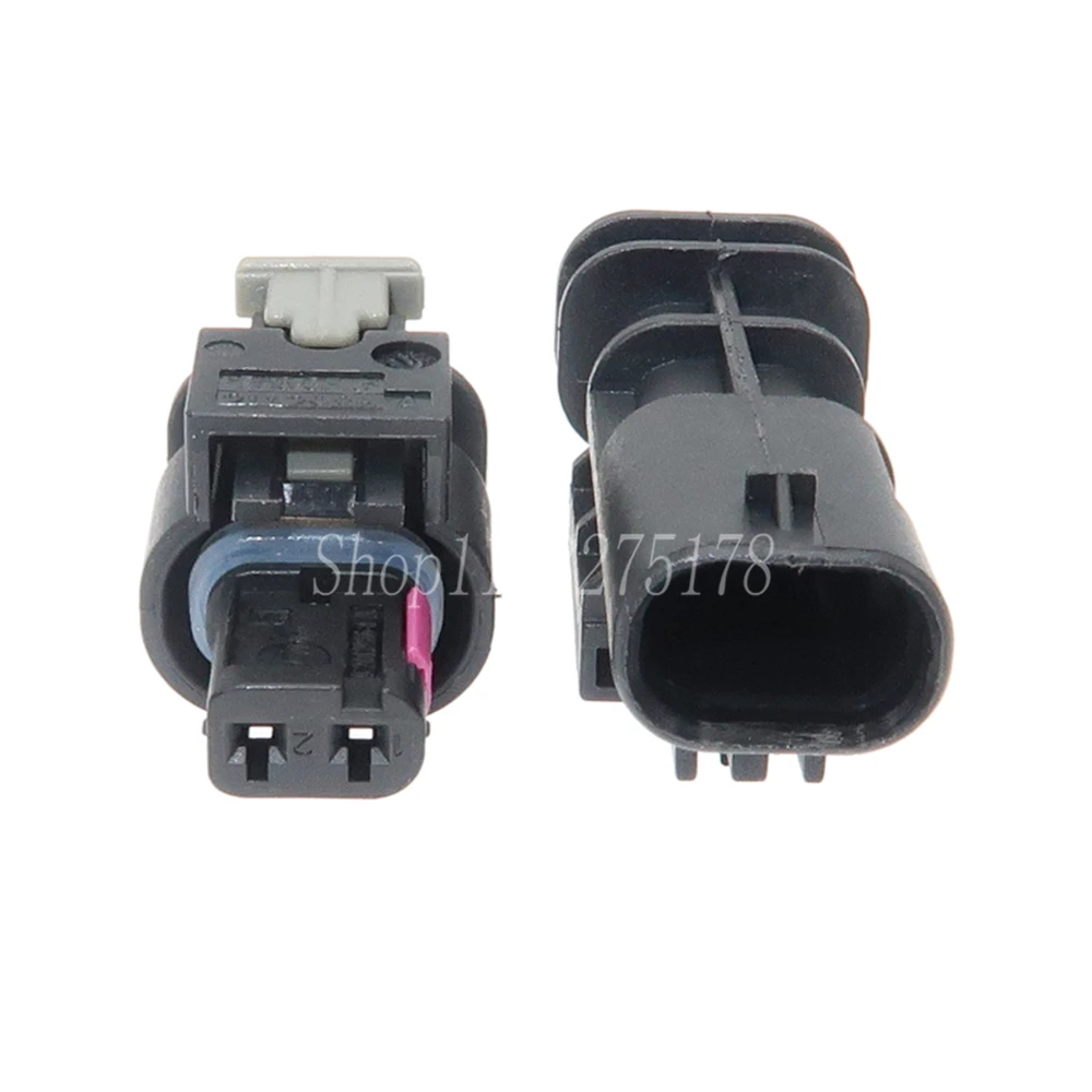 1 Set 2 Pin 1-1718643-1 1-1703498-4 4F0973702 1-1703498-3 Automobile Urea Mercury Sensor Nozzle Plug Cable Socket for VW BMW