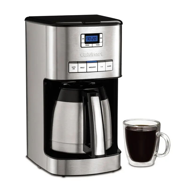 Sleek Stainless Steel 12-Cup Programmable Coffeemaker for Modern Homes modern homes