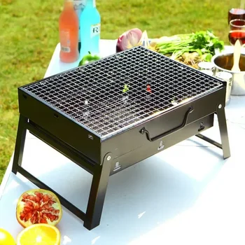 Portable Stainless Steel Mini BBQ Grill 1