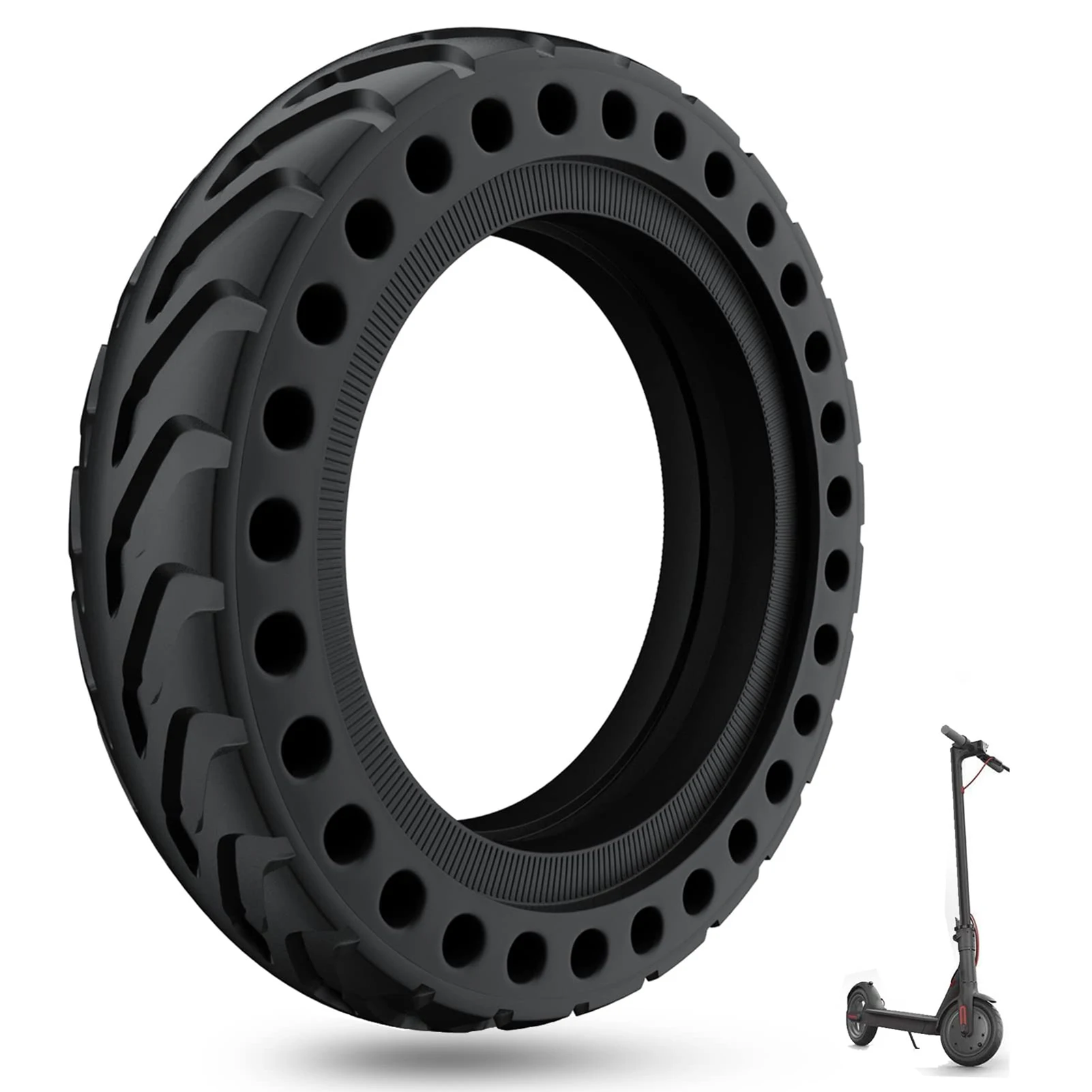 Solid Tire For Xiaomi M365 Electric Scooter 8.5'' Rubber Honeycomb Tyre Anti-riot Comfortable Scooter Wheel's Replacement