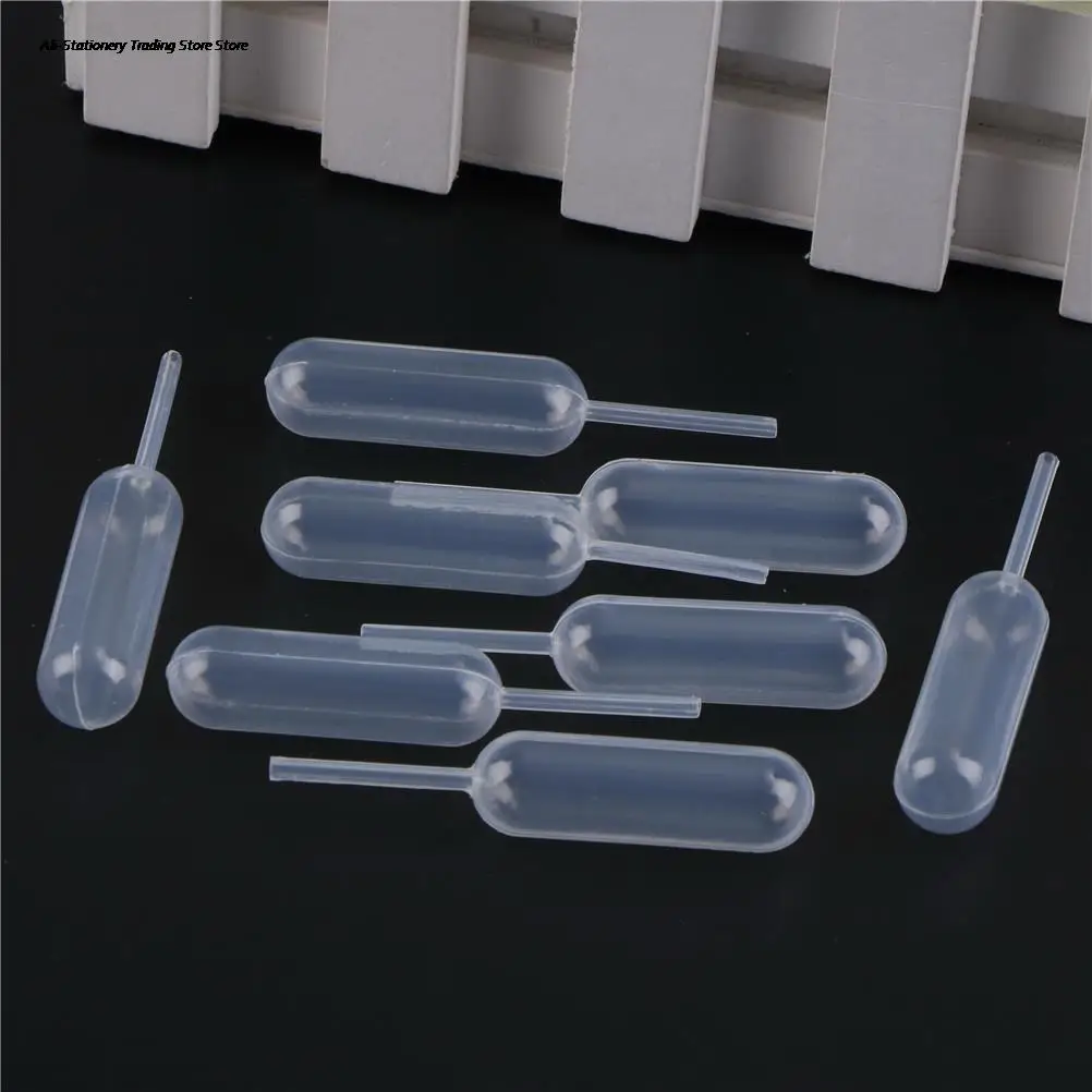 100 Stuks 4 Ml Plastic Squeeze Transferpipetten Dropper Wegwerp Pipetten Voor Aardbei Cupcake Ijs Chocolade