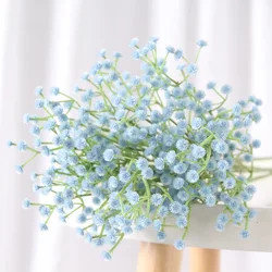Enchanting Gypsophila Artificial Floral Bouquets for Weddings and Home Decor (Light blue)