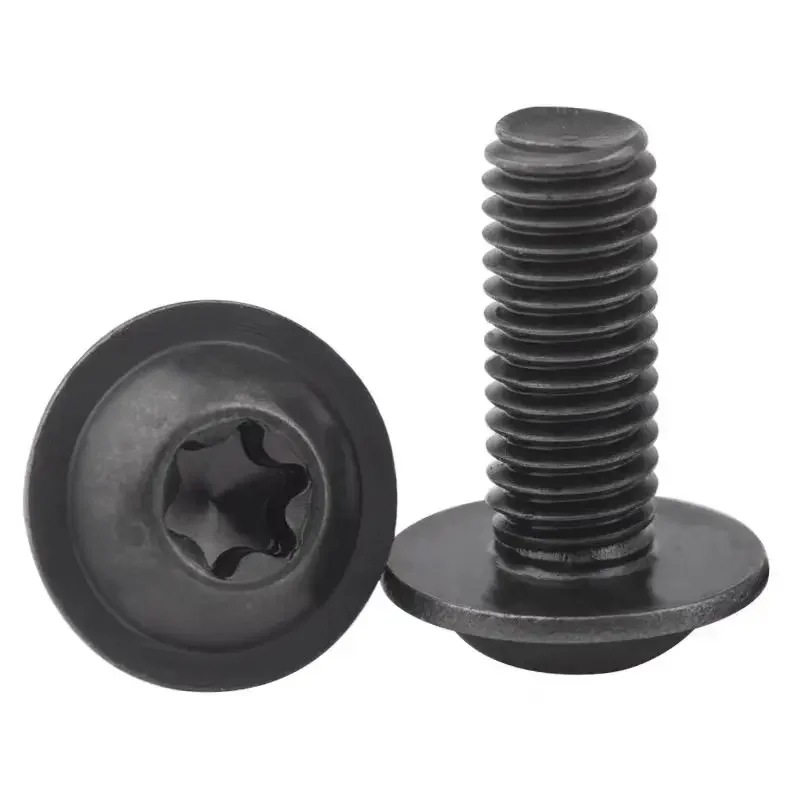 Stainless Steel Screw Torx Screw Torx Screw Bolt ZNYONG 2pcs-50pcs six lobe Screw m2.5-m8 304 A2 Stainless Steel black colour torx washer Head Screw L = 4mm~50mm