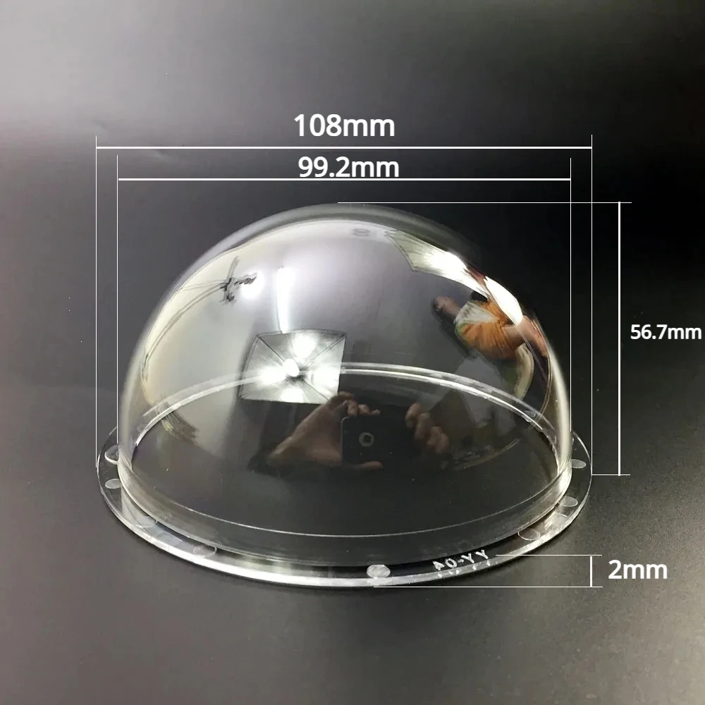 

4-inch Hardening Acrylic Dome Cover Suitable For Monitoring Cameras Of Various Brands Such As Hikvision Dahua