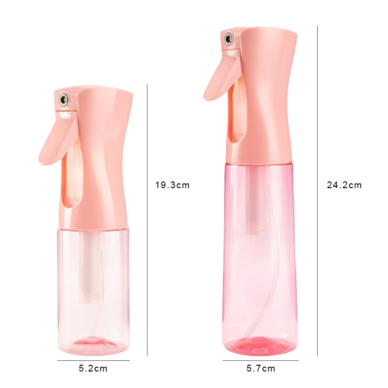 Salon Hairdressing Spray Bottle High Pressure Continuous Atomizer Barber  Styling Press Water Bottle Hair Care Tools 300ml - Applicator Bottles -  AliExpress
