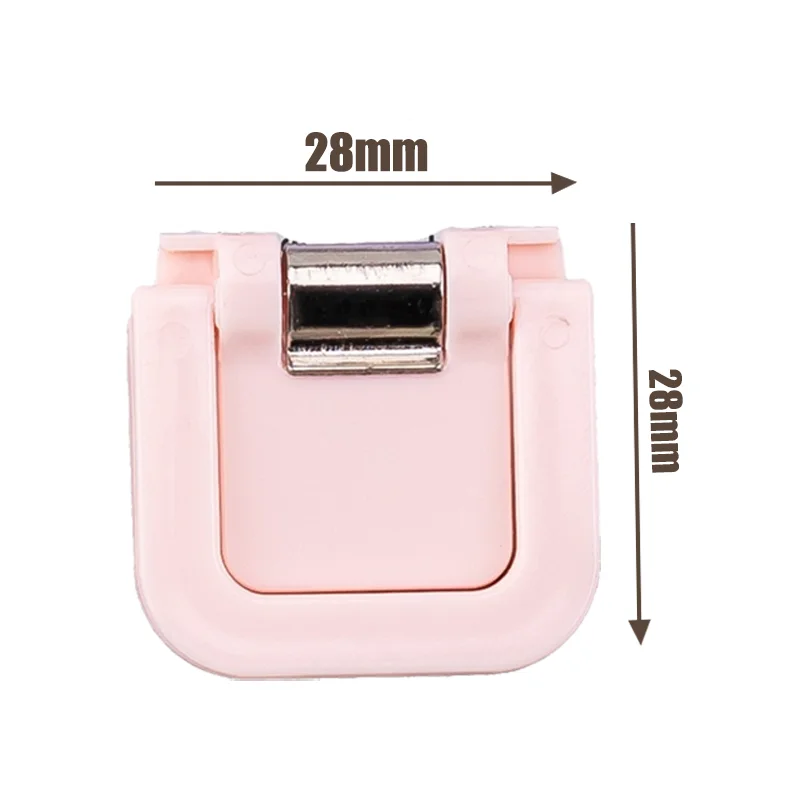 2개입 탈부착 가능 미끄럼 방지 바지 클립, 보이지 않는 다리 단축 클립, 바지 밑단 고정용, 바느질 필요 없는 의류 클립