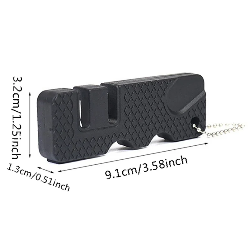 Ceramic Multipurpose Keychain Carbide Knife Pocket Tool Scissor Sharpen Fish Sharpener for Kitchen Accessories knife sharpener kitchen knife sharpener knife sharpening stone diamond sharpening stone fish hook sharpener