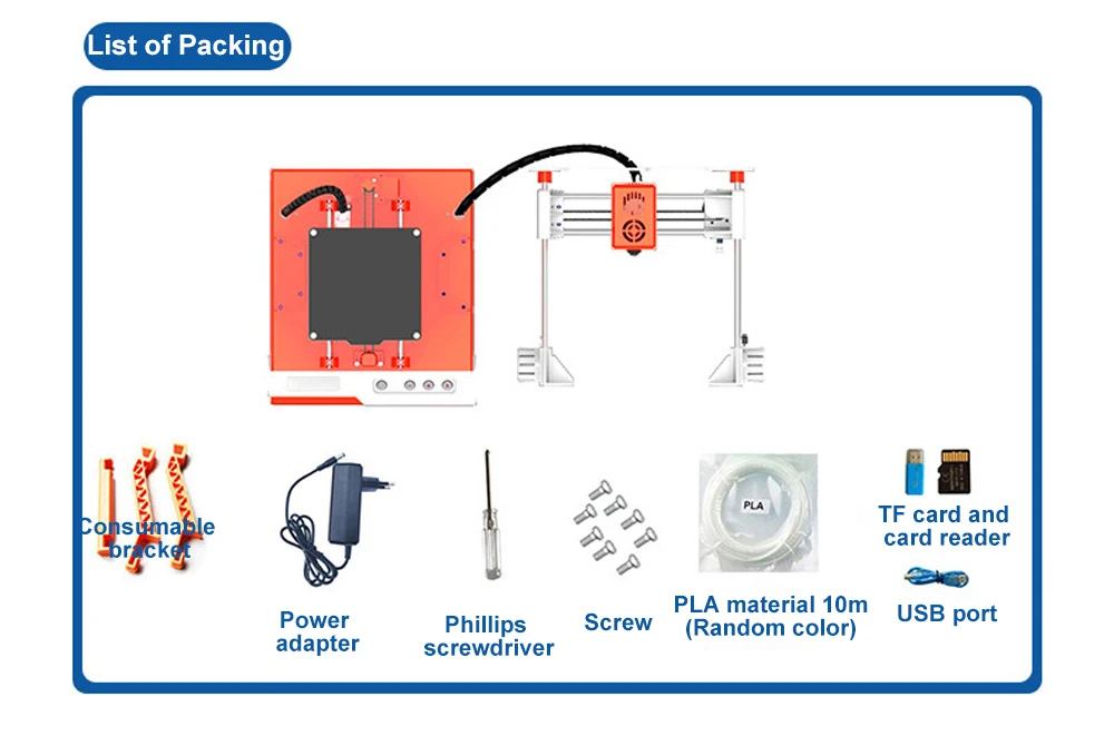 SADIJPR Mini 3D Printer Profesional Education Children High