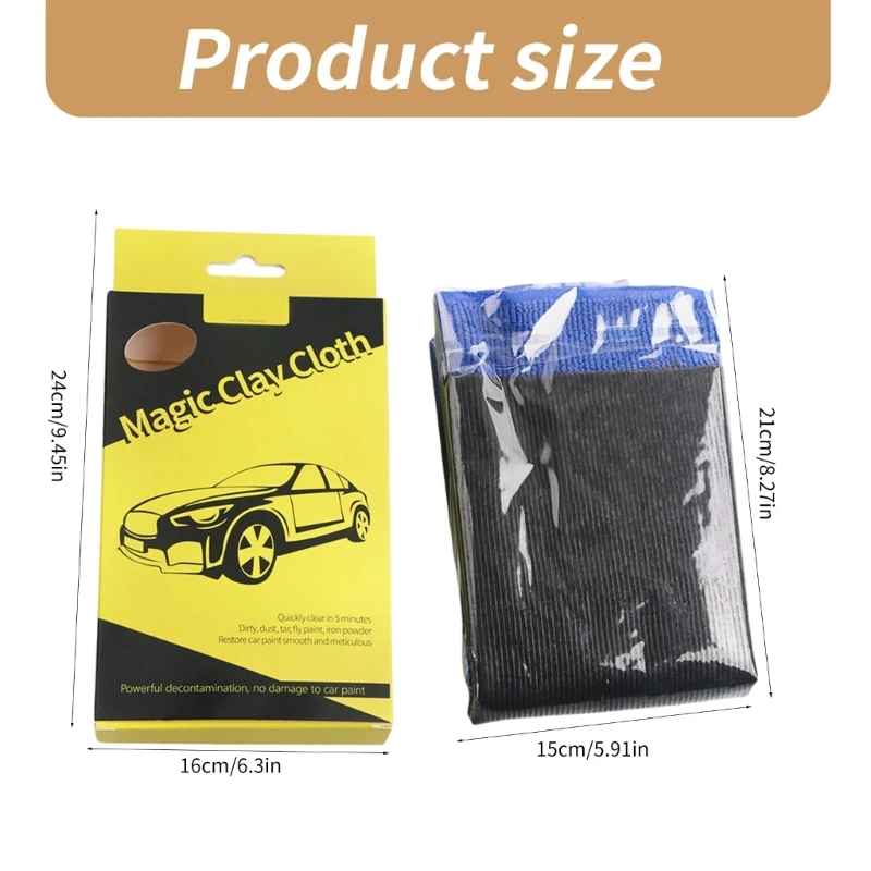 Clay Mitt Car Detailing Glove Quickly Removes Debris from Your Paint, Glass, Wheel,Car Detailing Clay Mitt