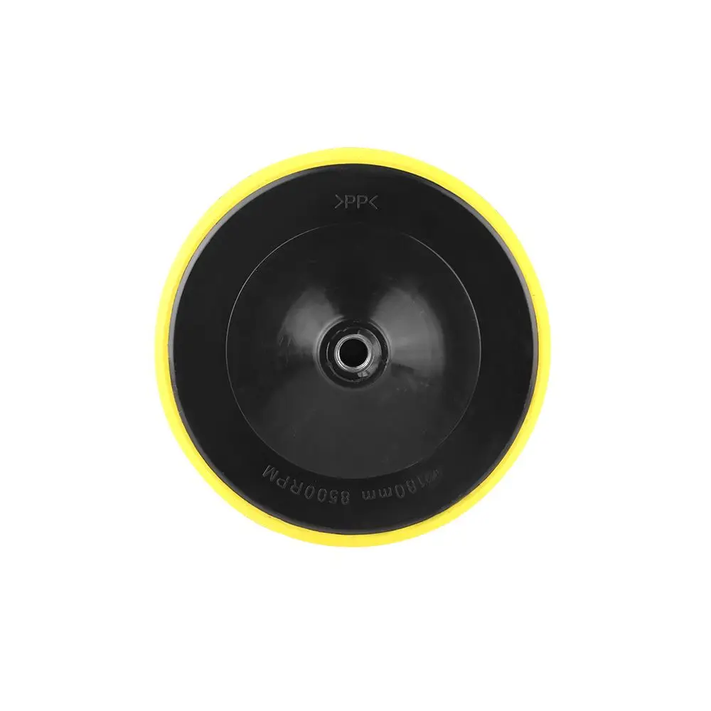 3/4/5/6/7'' New Black Professional Hook & Loop Backing Plate Polisher Buffing Car M14 Pad