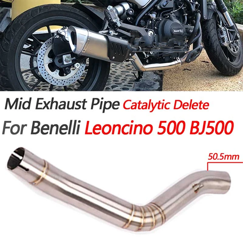 

Труба выхлопная для мотоцикла Benelli Leoncino BJ500, 51 мм