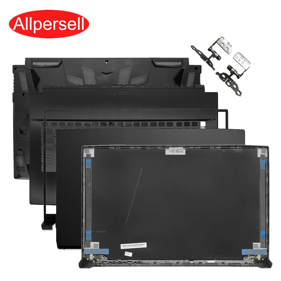 Coperchio LCD Posteriore + Cornice + Cerniere Per MSI GF75 MS-17F1 MS-17F5 – Nuovo Nero