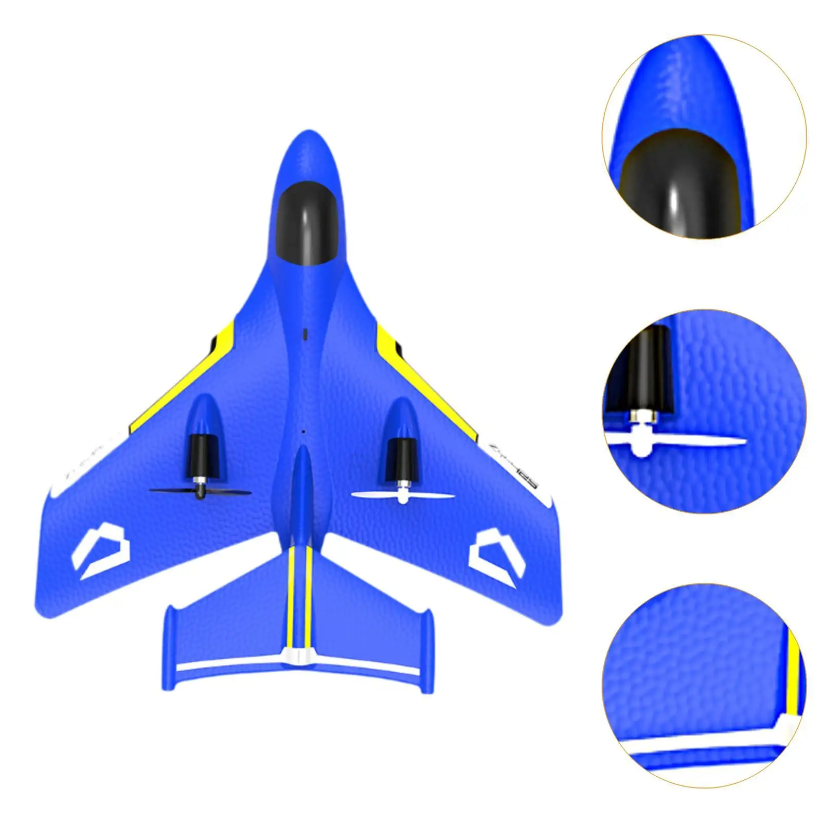 Avion RC Débutant Planeur Électrique 2.4G - Rouge/Bleu