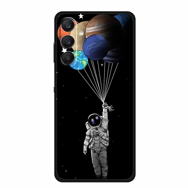 Cool Astronaut Space Soft Silicone TPU Phone Case