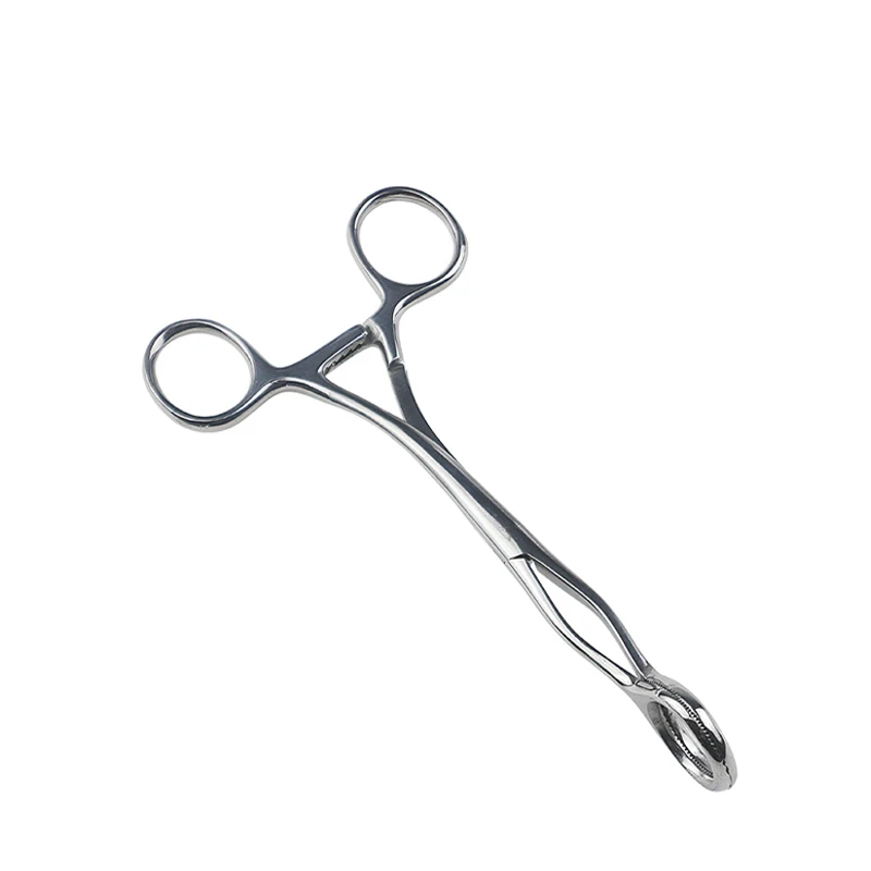 

16/20cm Tongue Forceps Pliers Round Head Gripper Medical Tools Orthopedic Instrument