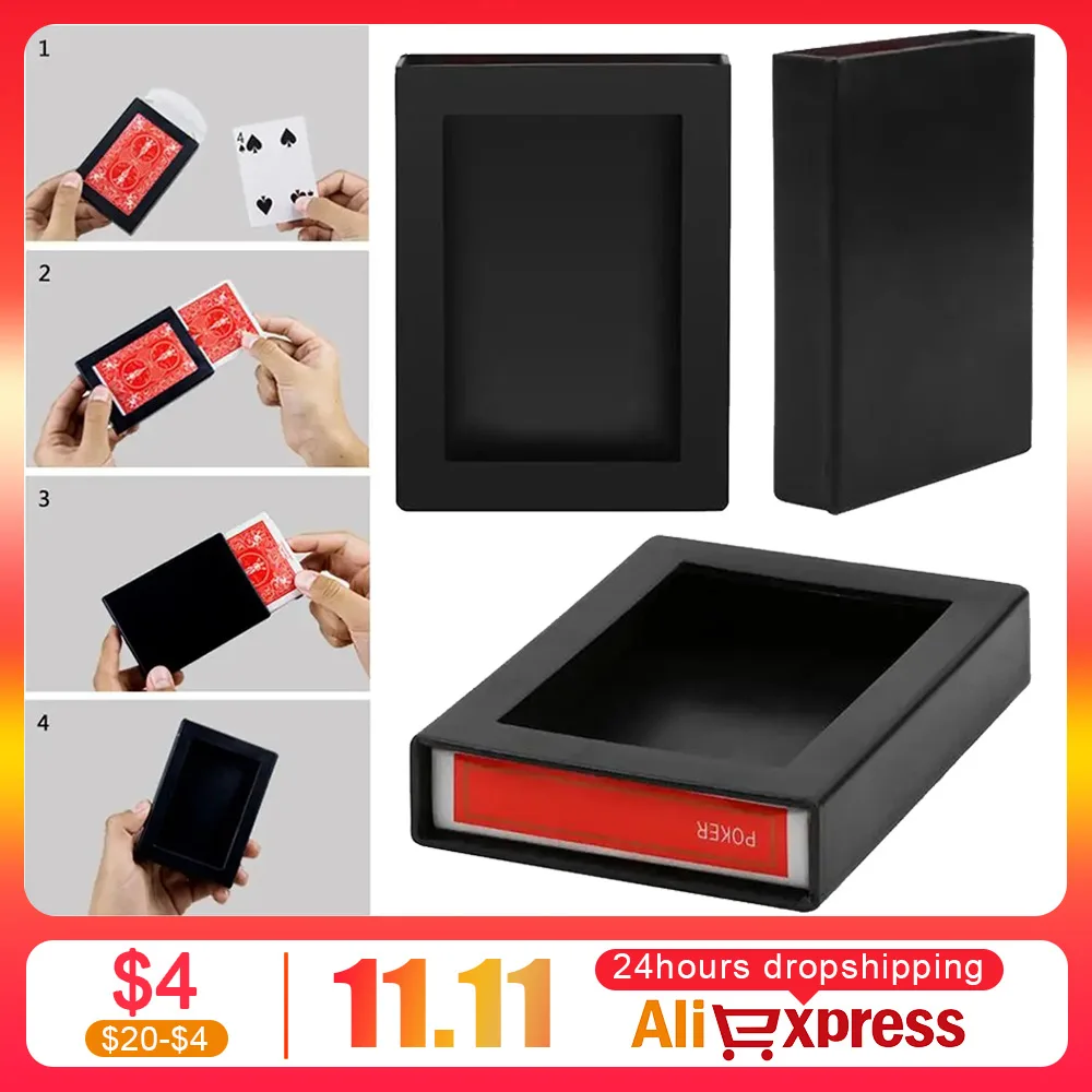 Magic Vanishing Poker Card Trick Box for Kids