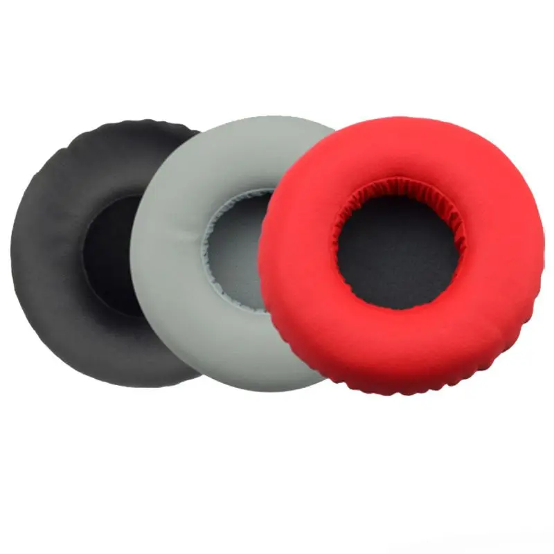 1Pair Replacement Leather Earpads Memory Foam Ear Cushion Cover for